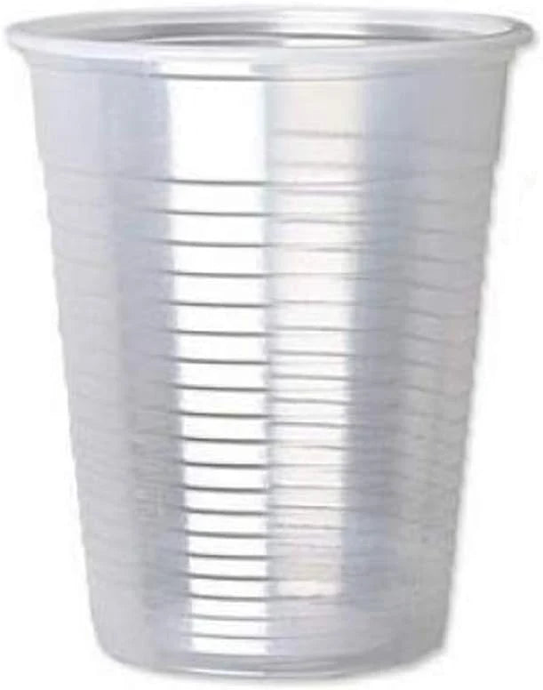 2000 x Clear 7 Ounce Strong Drinking Tumbler Disposable Cups for Water Coolers, Wedding, Parties, Events, Birthdays and All Occasions (2000 Cups, Clear)