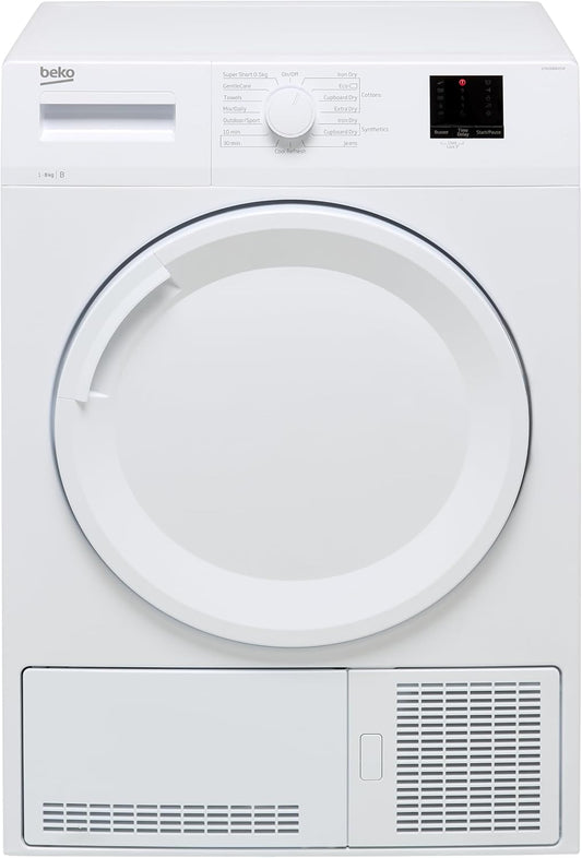 BEKO DTKCE80021W 8 kg Condenser Tumble Dryer - White