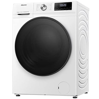 Freestanding Front Load Washing Machine – 10kg, 1400 RPM, Inverter Motor, Quick Wash, Steam Wash, White, Energy Class A