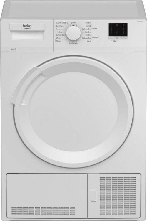 BEKO DTLCE80041W 8KG CONDENSER TUMBLE DRYER - WHITE