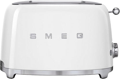 Smeg TSF01WHUK 50's Style Retro 2 Slice Toaster - White