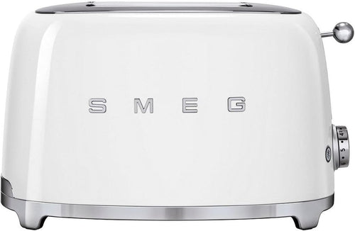 Smeg TSF01WHUK 50's Style Retro 2 Slice Toaster - White