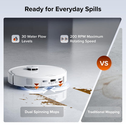 roborock Qrevo 2 Pro Robot Vacuum Cleaner with Mop, 25,000 Pa HyperSuction