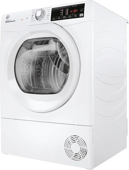 Hoover HREC9TE-80 9kg Condenser Tumble Dryer – B Energy Class, 14 Programmes, Freestanding, White
