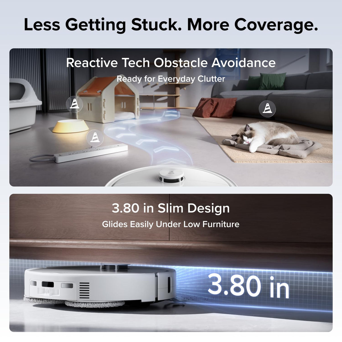 roborock Qrevo 2 Pro Robot Vacuum Cleaner with Mop, 25,000 Pa HyperSuction