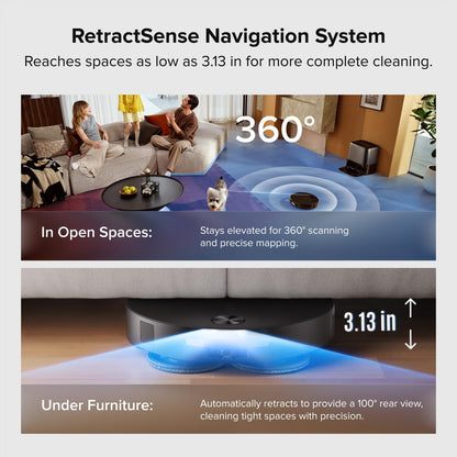 roborock Saros 20 Neo Robot Vacuum Cleaner with Mop, 36,000 Pa Suction