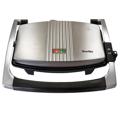 Breville Sandwich/Panini Press & Toastie Maker | 3-Slice | Stainless Steel [VST025]